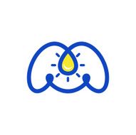 Sign the letter M idea light electricity N2