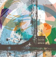 Grunge vector background illustration N7