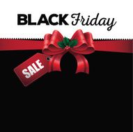 Black Friday sale marketing layout green red