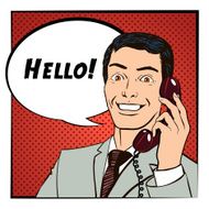 Comics Man Color Illustration