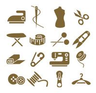 Sewing icon set N4