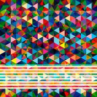 Multicolor abstract bright background with triangles N2
