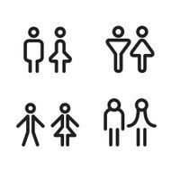 toilet icon great for any use Vector illustration symbol N2