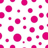 Seamless Polka Dot pink background