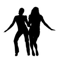 Vector women silhouette N45