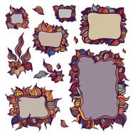 Set of ornamental frames N2
