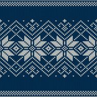 Winter Holiday Seamless Knitted Pattern N14