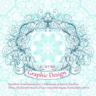Vector vintage border frame N16