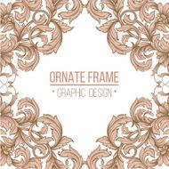 Vector vintage border frame N17