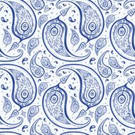 Seamless Paisley background N30