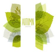 Autumn background with leaves N27