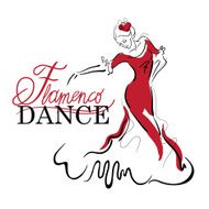 Flamenco dance vector sketches N7
