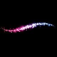 Glittering dust tail Twinkling glitter N3