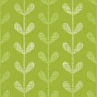 Abstract textile green vines leaves seamless pattern background