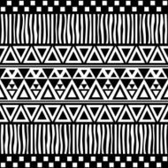 Tribal Seamless Pattern Ethnic Vector Background N29