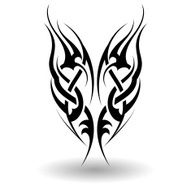 Hand Drawn Tribal Tattoo N20