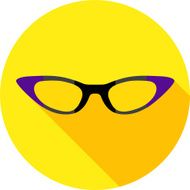 Super hero mask glasses collection Flat style avatar icon