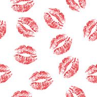 lips seamless halftone