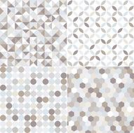 seamless geometric pattern set N11
