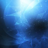 Abstract geometric background Wireframe mesh polygonal N5