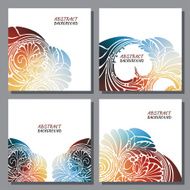 Colorful ornamental backdrop N3