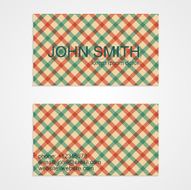 Business card template Background pattern