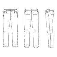 Blank men&#039;s chinos