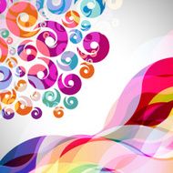 Abstract background with design elements N5