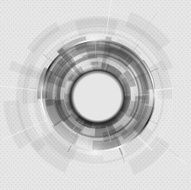 Abstract Modern technology circles vector background N23