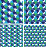 Ikat seamless pattern N7