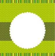 Template greeting card N10