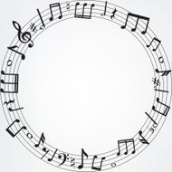 Music Notes Border N5