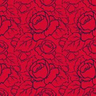 Rose seamless background N7