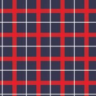 red and blue white plaid scottish pattern vector