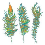 Color feathers