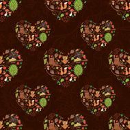 Spring forest vector background N3