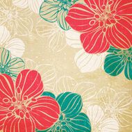 Card with Flowers N7
