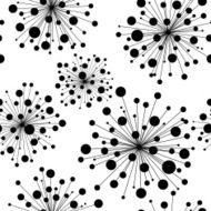 Seamless decorative pattern with flowers N5