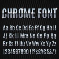 Chrome font