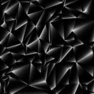 Abstract black triangular &amp; polygonal geometric background