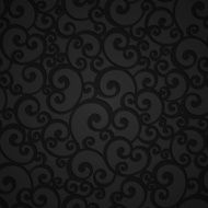 Floral Swirl Damask Seamless Pattern
