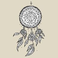 Dream Catcher Decorative Vector illustration N5
