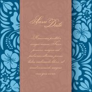Save the date card N12