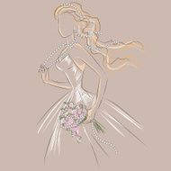 Wedding Day invitation with beautiful fiancee N14
