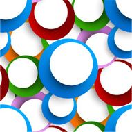 Abstract seamless backgorund with circles