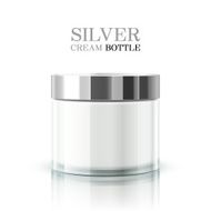 silver cream bottle package N2