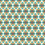Mediterranean Traditional Floral Decor N2