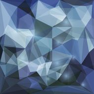 Abstract bright polygonal triangular background with glaring lights for design N67