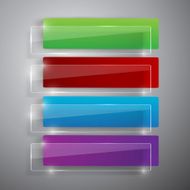 Abstract vector banners set N8