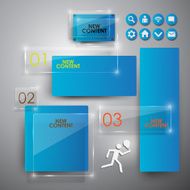 Abstract vector banners set - infographic N6